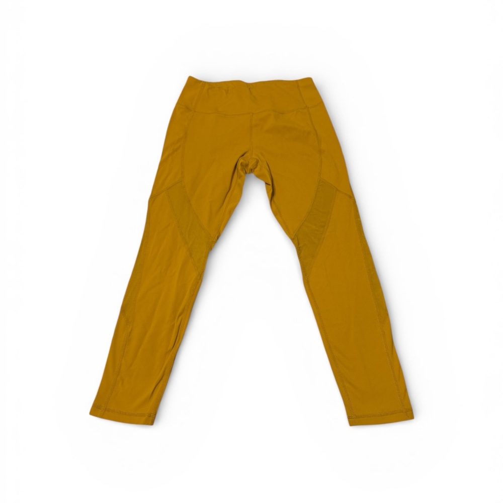 ZYIA Women’s Mustard Yellow Leggings w/Mesh